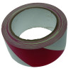 Red / White Warning Adhesive 50mm Tape (33m Roll)