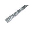 METSEC CTSL12/0100PG3 100mm Standard Duty Cable Tray 10mm Return Edge Pre Galv (3m lgth)