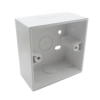 Dietzel Univolt LSF Single Gang Square Cornered 44mm Deep Back Box With 20mm Knockout