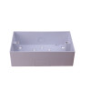 Dietzel Univolt LSF Double Gang Square Cornered 44mm Deep Back Box With 20mm Knockout