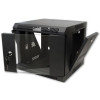 SOHO 10" 4U Wall Mount Cabinet 310mm Deep with Glass Door Black