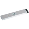 Slim, compact design door status monitored maglock. 12/24Vdc. 275kg/600lb holding force. Silver anodised aluminium finish