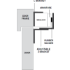 Budget Z & L bracket for slim EM maglock. Fully adjustable. Silver anodised aluminium finish