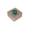 Surface mount green dome single gang exit button. Stainless steel faceplate and surface mount shroud, engraved PRESS TO EXIT