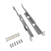 Tripp Lite 4POSTRAILKITWM 4-Post 1U Universal Adjustable Rack-Mount Shelf Kit for Wall-Mount Racks