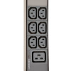 Tripp Lite PDU3XMV6G32 3-Phase Metered PDU, 22.2kW, 42 220/230V outlets (36 C13, 6 C19), IEC309 32A Red (3P+N+E) 380/400V input, 0u vertical, TAA