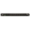 Tripp Lite PDUMH20HV 3.2-3.8kW Single-Phase Metered PDU, 200-240V (8 C13 & 2 C19), C20 / L6-20P Adapter, 12ft Cord, 1U Rack-Mount, TAA