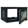 Tripp Lite SRW6UG SmartRack 6U Low-Profile Switch-Depth Wall-Mount Rack Enclosure Cabinet with Clear Acrylic Window