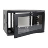 Tripp Lite SRW9UDPGVRT SmartRack 9U Low-Profile Switch-Depth-Plus Wall-Mount Rack Enclosure Cabinet, Wide, Acrylic Window