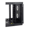 Tripp Lite SRW9UDPGVRT SmartRack 9U Low-Profile Switch-Depth-Plus Wall-Mount Rack Enclosure Cabinet, Wide, Acrylic Window