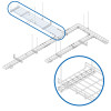 Tripp Lite SRWB12210STR Wire Mesh Cable Tray - 300 x 50 x 3000 mm (12 in. x 2 in. x 10 ft.)