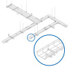 Tripp Lite SRWBUNVBASE Standoff Base Bracket Floor Mount for Wire Mesh Cable Trays