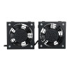 Tripp Lite SRXFANWM Wall-Mount Roof Fan Kit - Dual 230V High-Performance Fans, 210 CFM, 3 ft. Cord, C14 Input