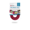 Velcro® VEL-OW64831 Red 300mm x 25mm ONE-WRAP® Reusable Cable Ties Roll of 100