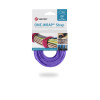 Velcro® VEL-OW64833 Purple 300mm x 25mm ONE-WRAP® Reusable Cable Ties Roll of 100