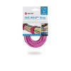 Velcro® VEL-OW64835 Pink 300mm x 25mm ONE-WRAP® Reusable Cable Ties Roll of 100