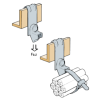 Vertical Flange Cable Saddle