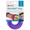 Velcro® VEL-OW64507 Purple 200mm x 20mm ONE-WRAP® Reusable Cable Ties Reel of 25