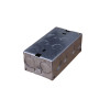 47mm Double Gang Galvanised Steel Back Box