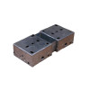 47mm Double Gang Galvanised Steel Back Box