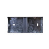 35mm Deep 1 + 1 Dual Galvanised Accessory Box