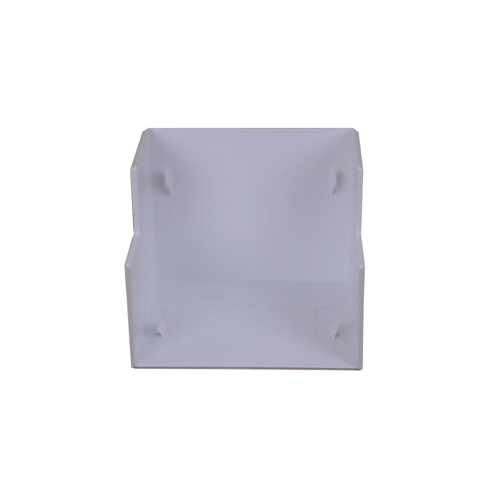 Algar Pvc White Dado Skirting External Angle 100mm X 50mm Trunking Cmw 